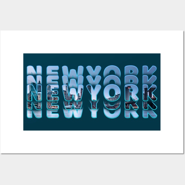 Global Cities: New York City-USA Wall Art by Da Vinci Feather